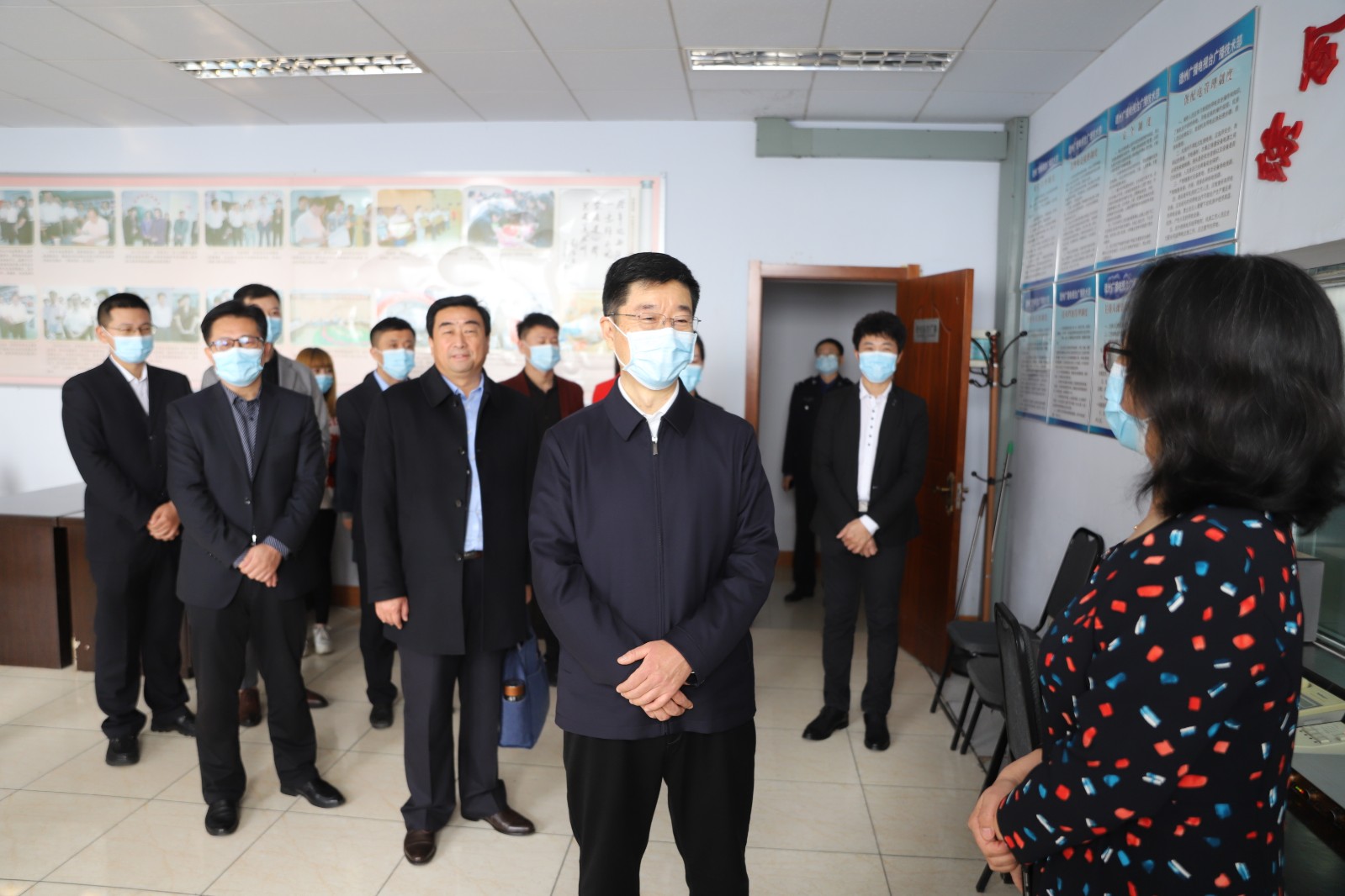 范宇新到德州市广播电视台走访慰问坚守岗位的一线新闻工作者
