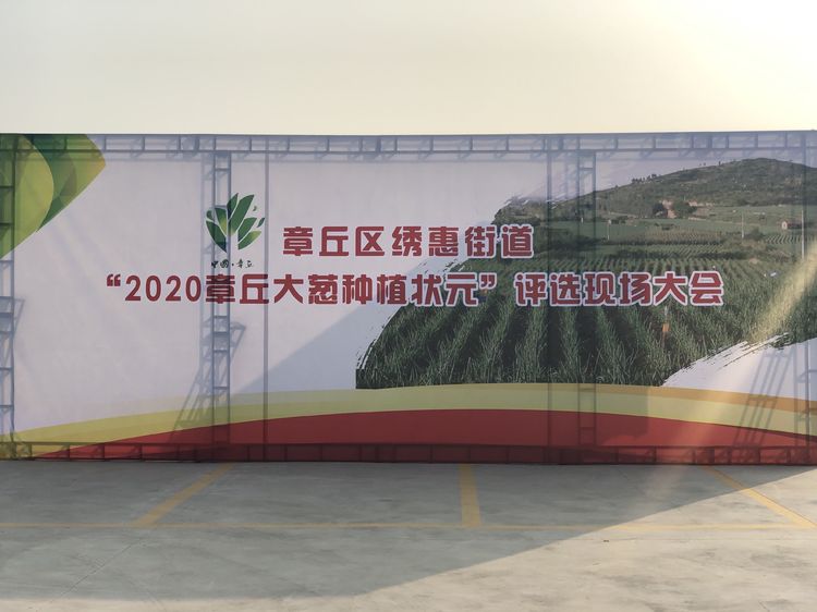 最高2525米章丘绣惠街道2020年大葱状元评选精彩上演