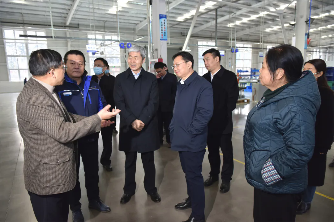 2月14日下午,市政府副市长狄波带队来我县调研台资企业发展和台资项目