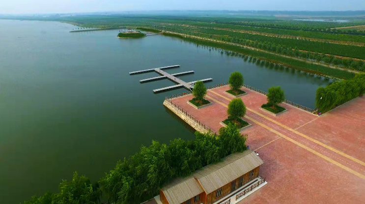 牡丹区雷泽湖水库图片