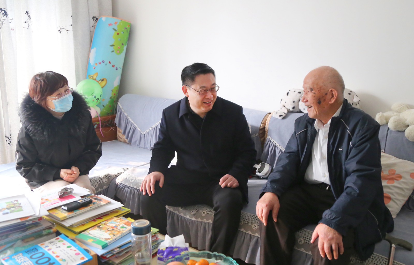 德州市广播电视台开展春节前走访慰问退休老党员老干部活动