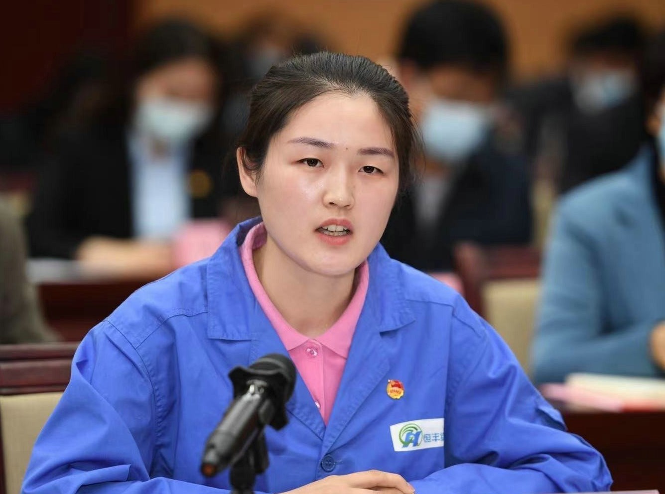 座谈会发言 |全国优秀共青团员,德州恒丰纺织有限公司细纱车间值车工