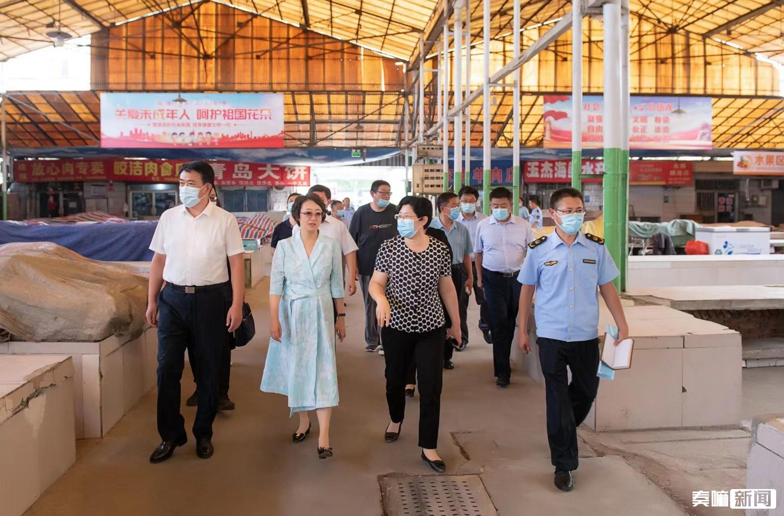 德州市委常委宣传部部长祁小青到德城区督导全国文明城市创建工作