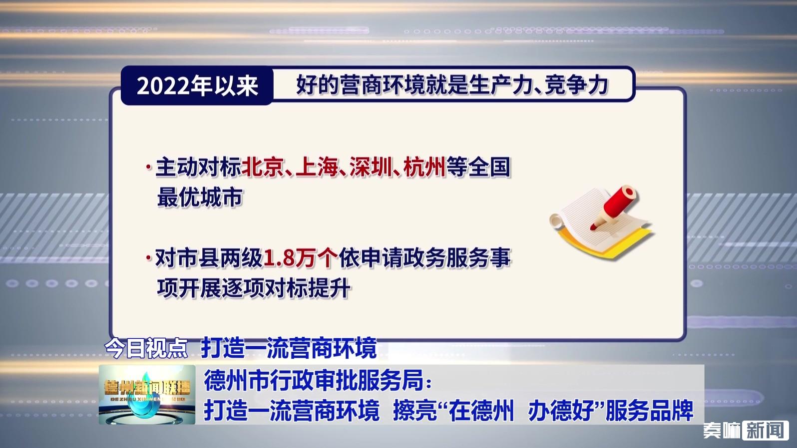 6德州市行政审批服务局：打造一流营商环境