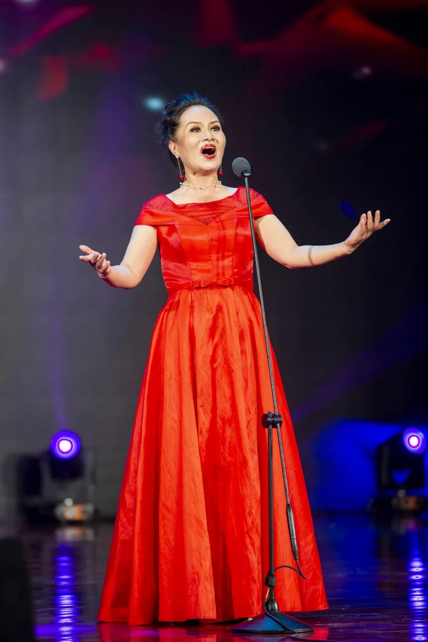 德州市文化馆文化志愿者"五个大家"系列活动 张晓萍独唱音乐会成功