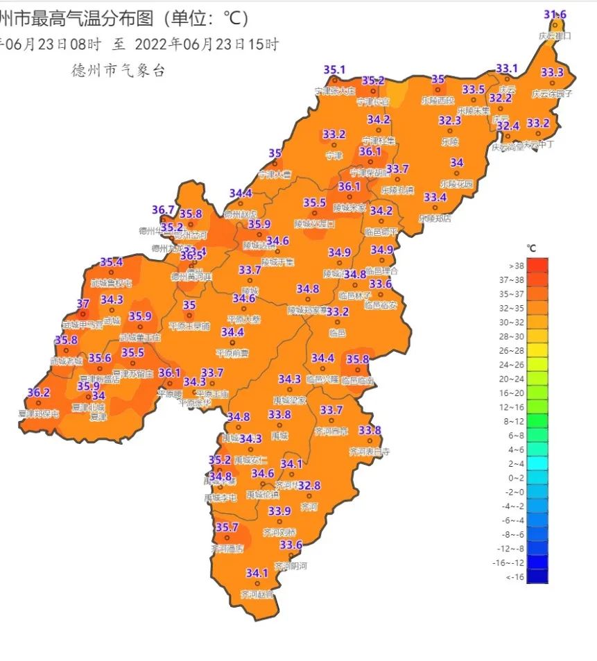 德州明后天仍为高温天气预计2627日有雨