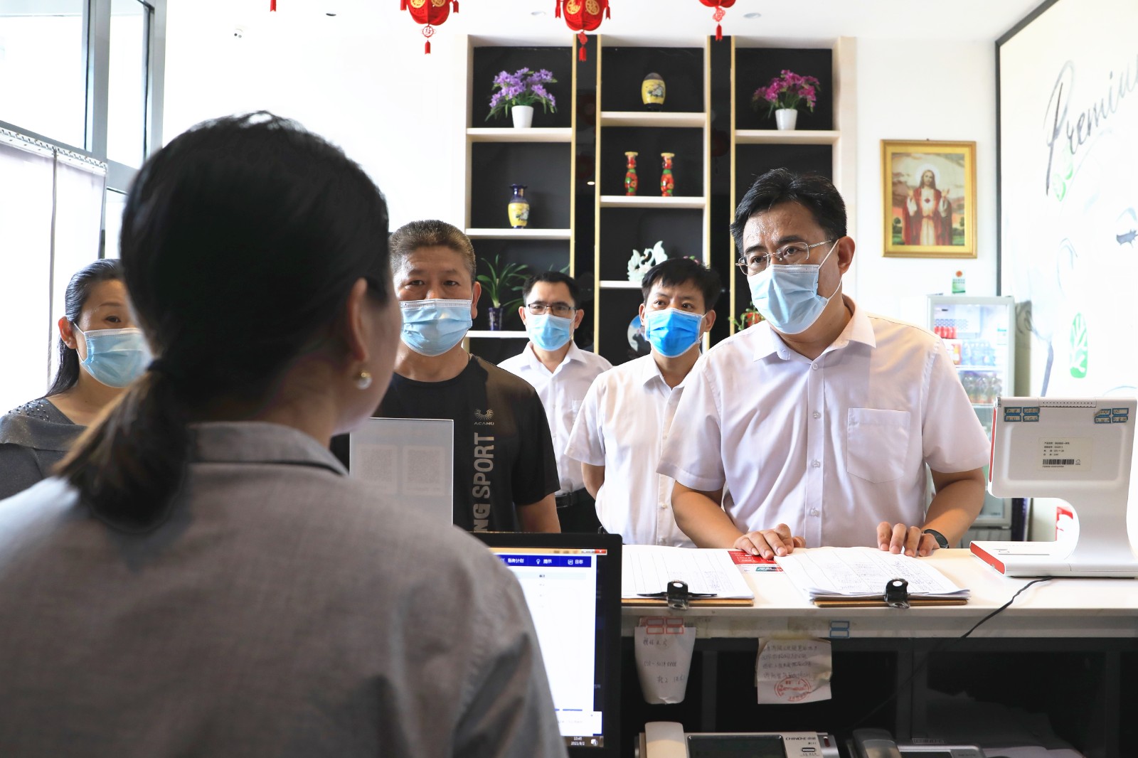 王玉东督导平原县疫情防控和疫苗接种工作