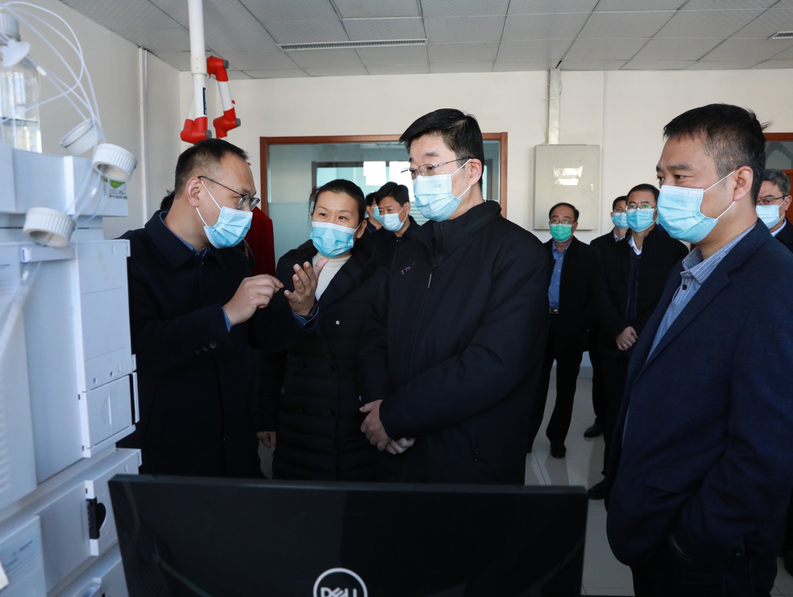 范宇新来平原县调研医药和医疗器械产业链发展情况