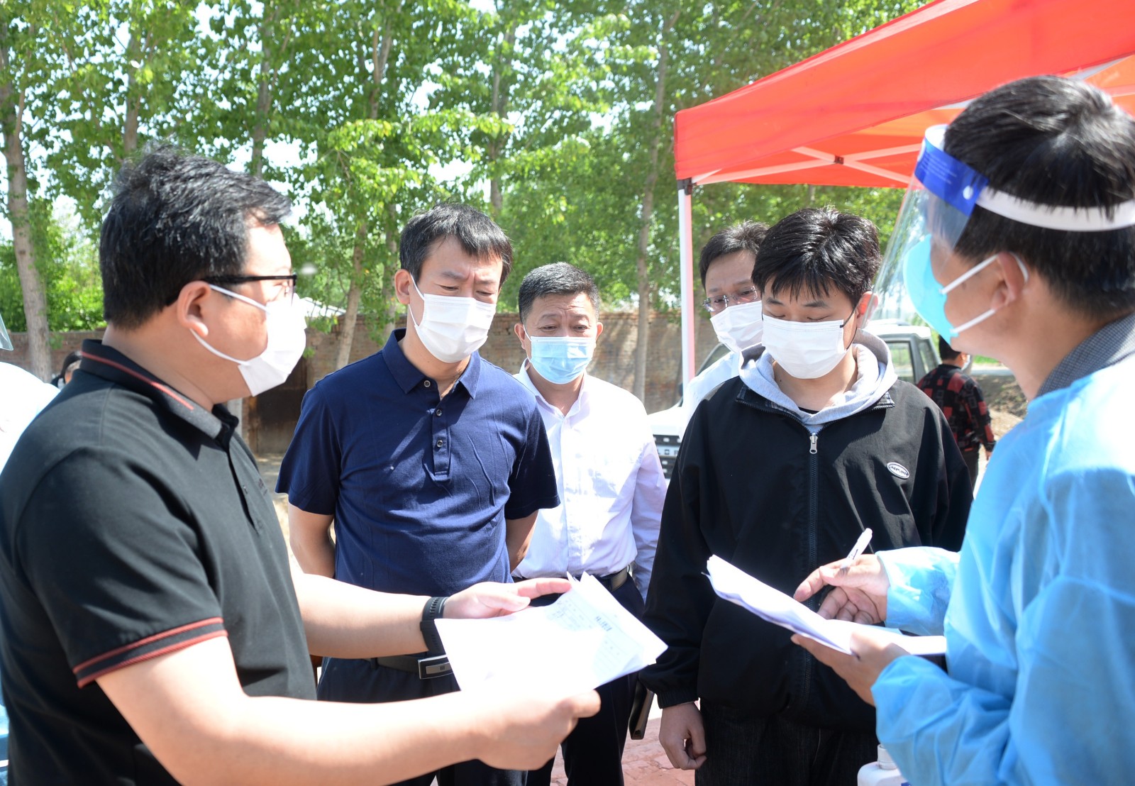 高善玉王成督导疫情防控工作-智慧宁津