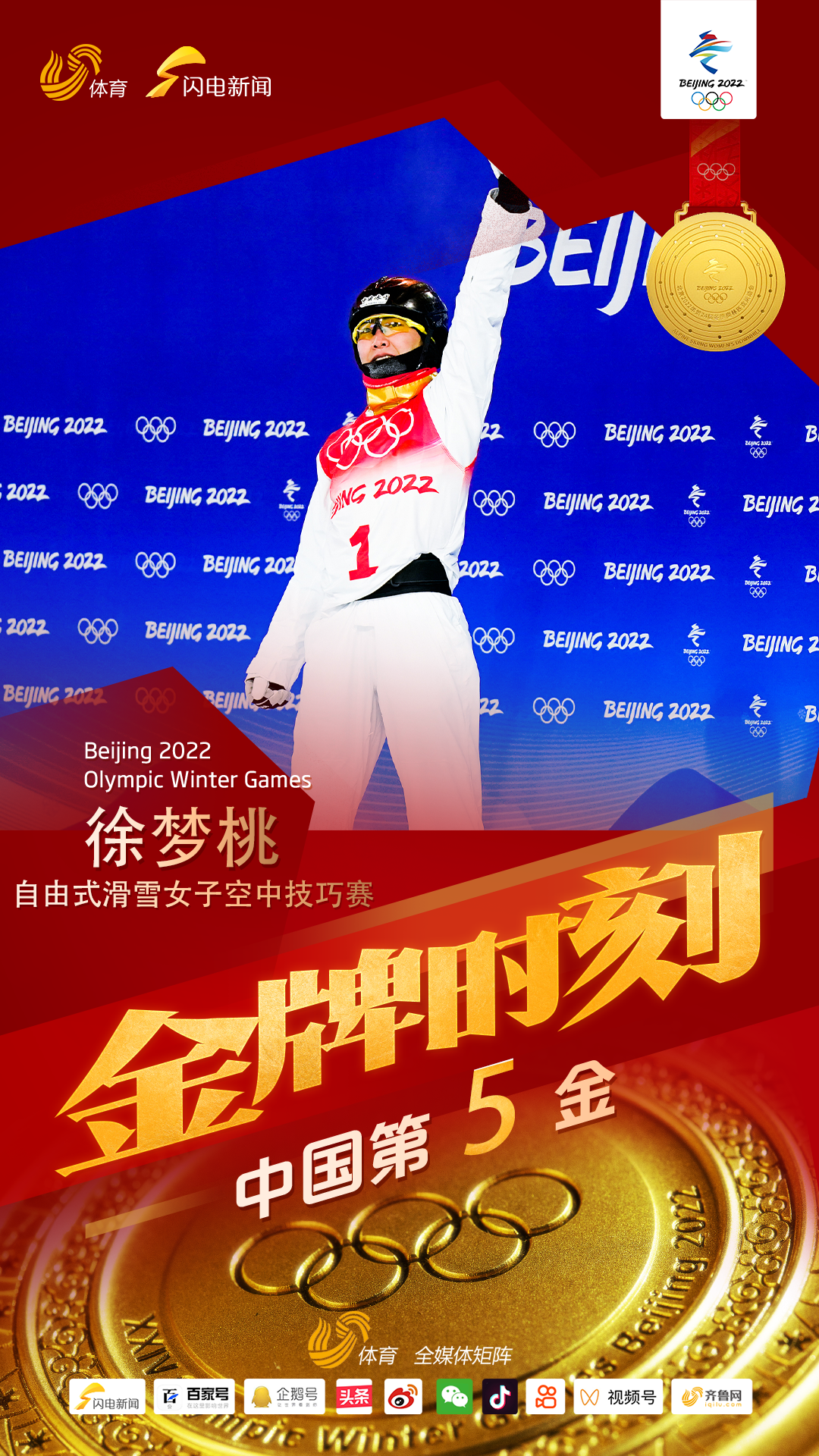 北京冬奥会冠军榜图片