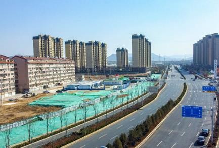 济南中央活力区主路开通 新区沿新路两侧发展