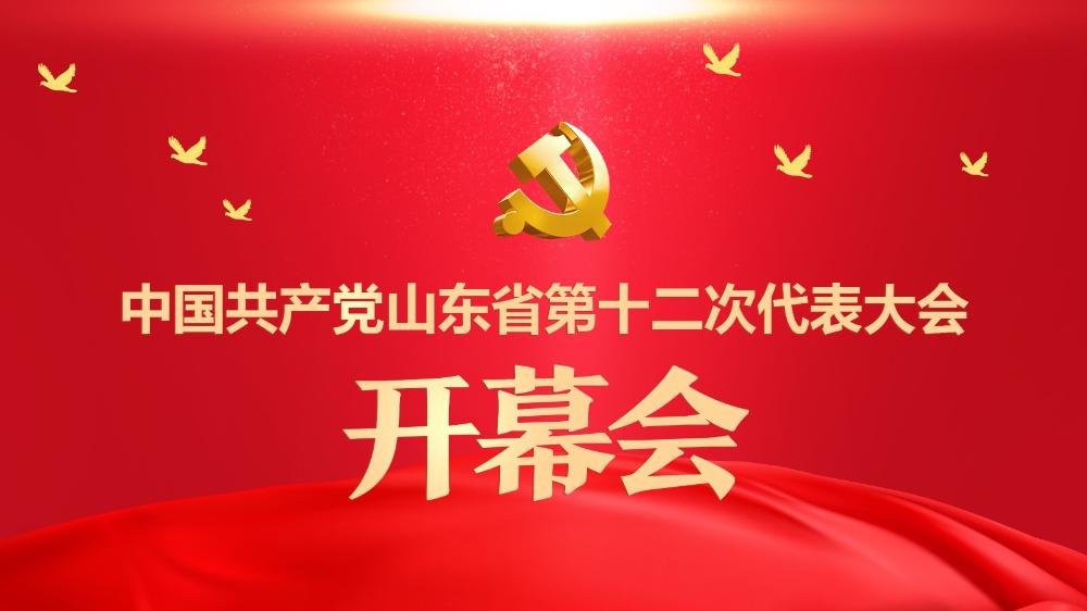 中国共产党山东省第十二次代表大会开幕会特别节目