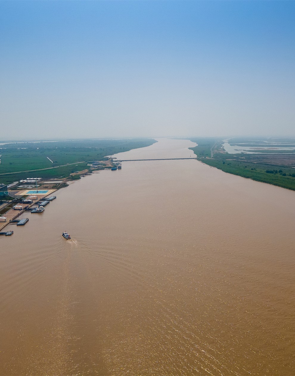 黃河2022年汛前調水調沙最大流量洪水平穩入海