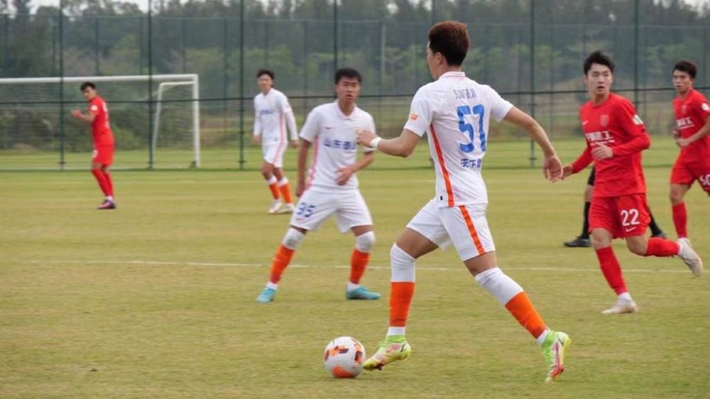 2022中国足球协会U21联赛:山东泰山vs长春亚泰