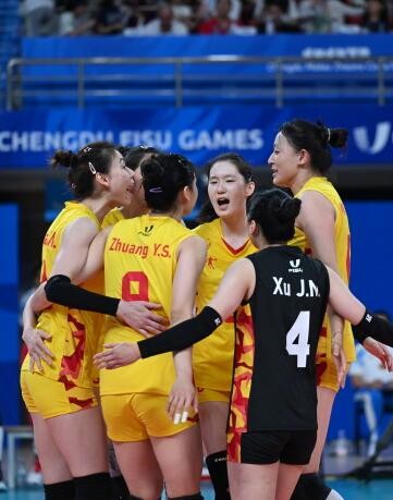 戰勝日本隊，中國女排大運會奪冠