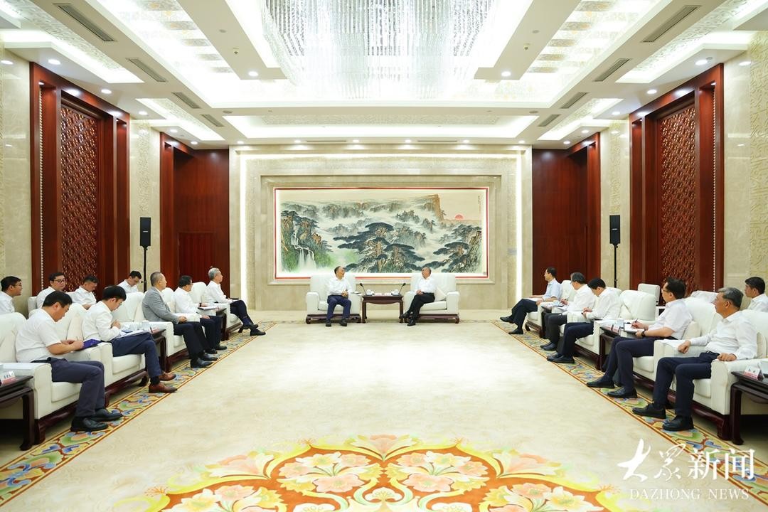 林武会见吉利控股集团客人