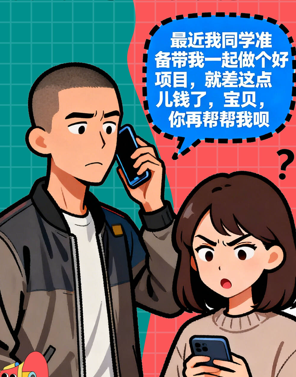 闪电海报｜看穿“馅饼”背后的真相！防范金融诈骗