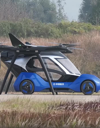中国首款航天造电动垂直起降飞行器首飞！
