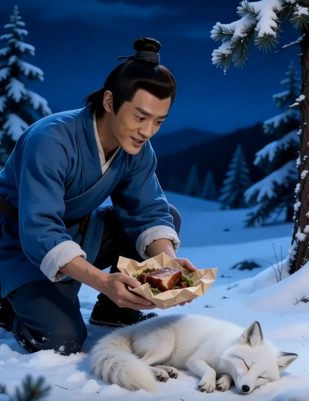 闪电新闻访《雪山救狐》主创：AI给了普通人创作机会