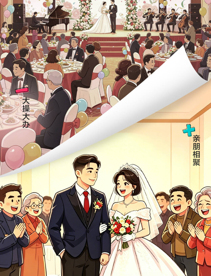 一组海报带你看移风易俗“加减法”后老习俗的“新面孔”