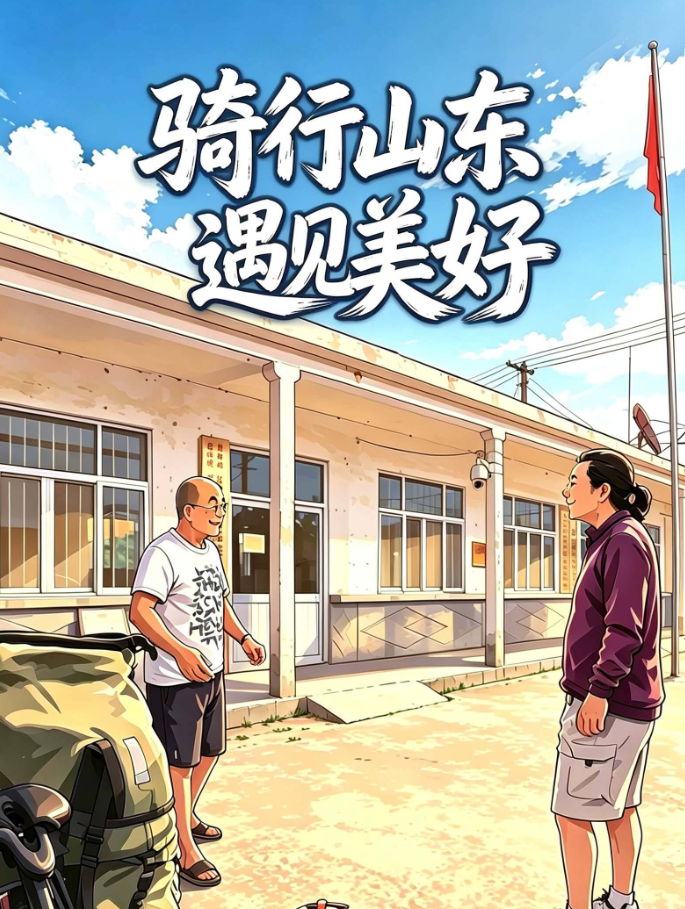 博主骑行山东被“全程安排” 直呼舍不得走