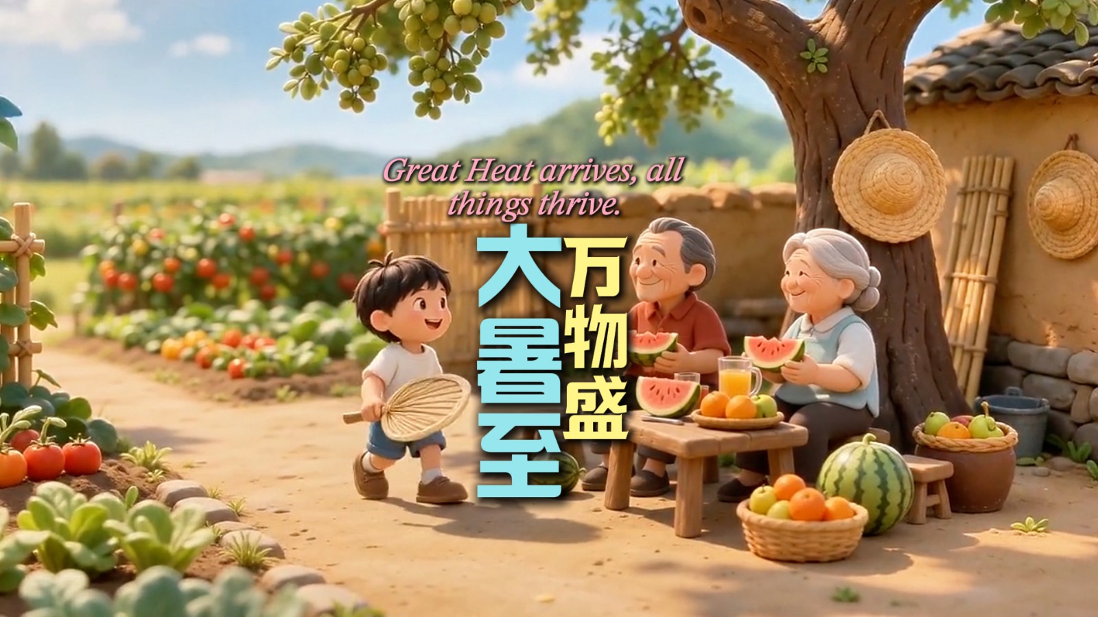 大暑至 万物盛