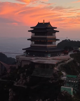 专属秋日浪漫来了！天蒙山1001米云端观察员就位