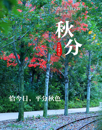 闪电海报｜恰今日，平分秋色