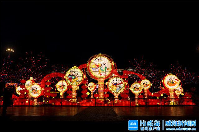 威海立体景观亮化工程亮了
