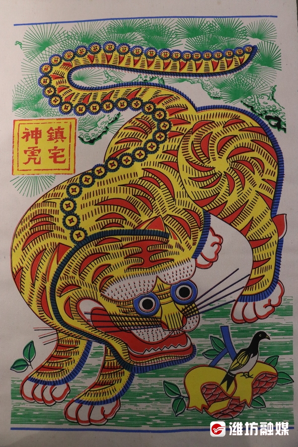 点上水墨传统木版年画美不胜收