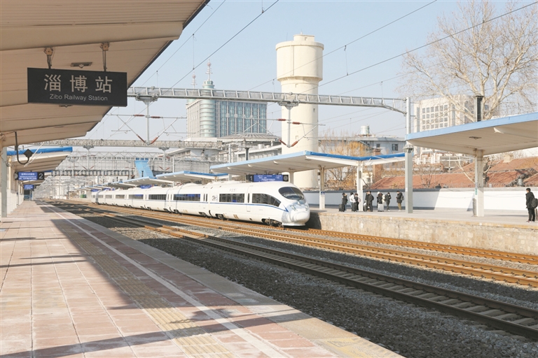 淄博高铁站图片