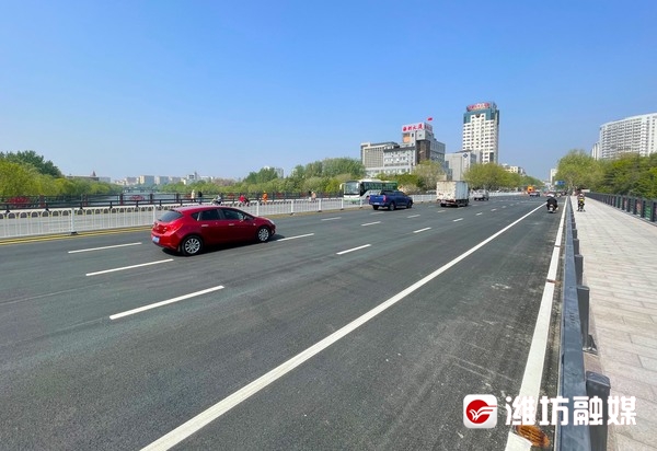 全面通车潍坊健康街白浪河桥完成升级