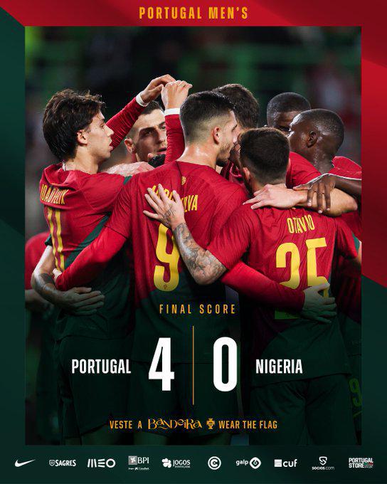 葡萄牙4-0尼日利亚