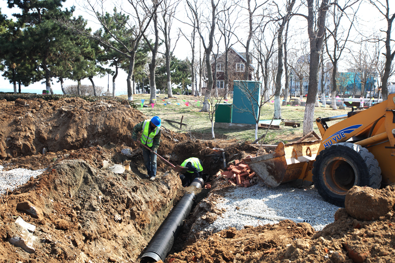 增加停车位威海海源公园升级改造