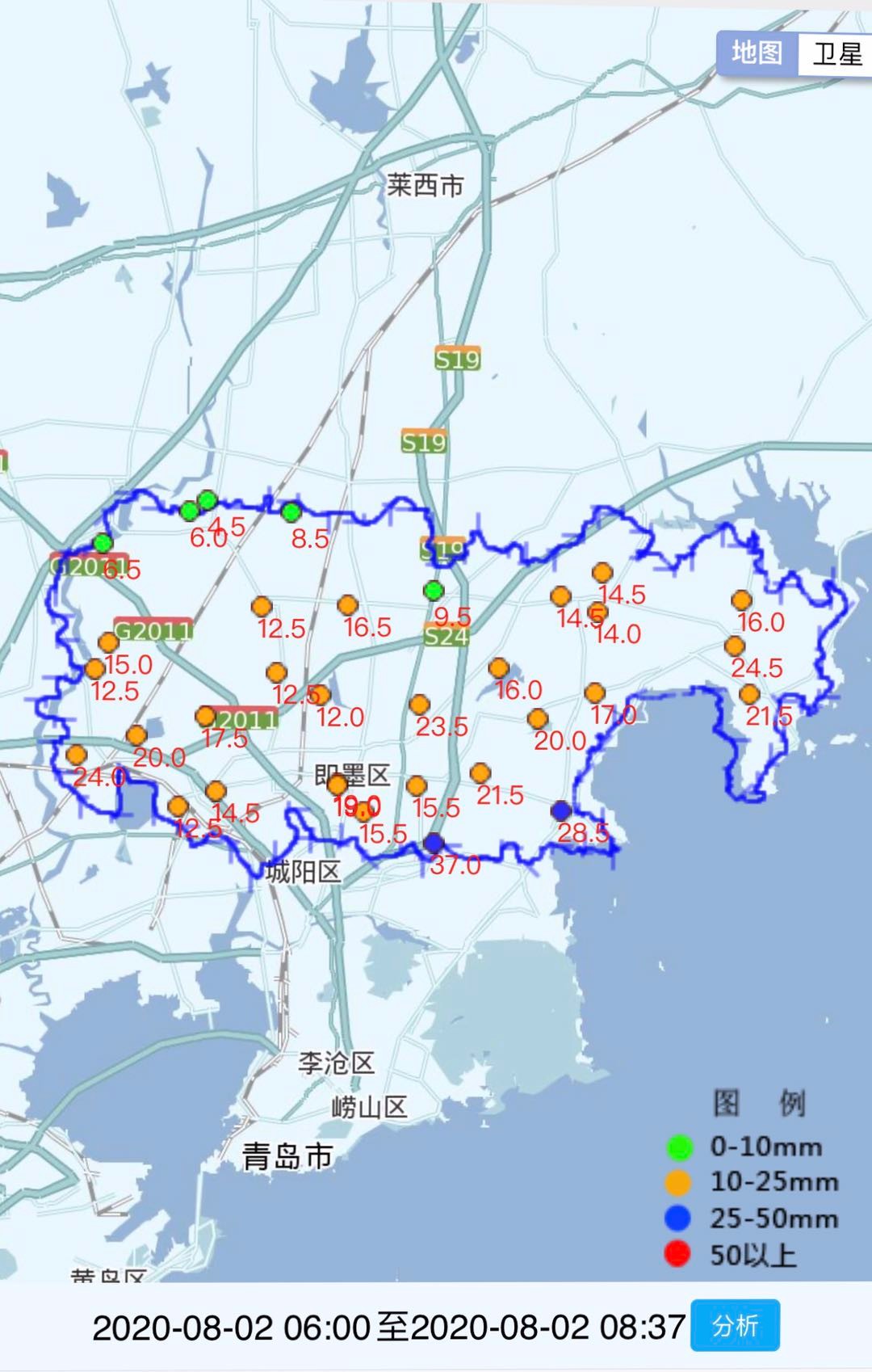 0 鳌山卫街道28.5 北安街道12.0 大信镇1