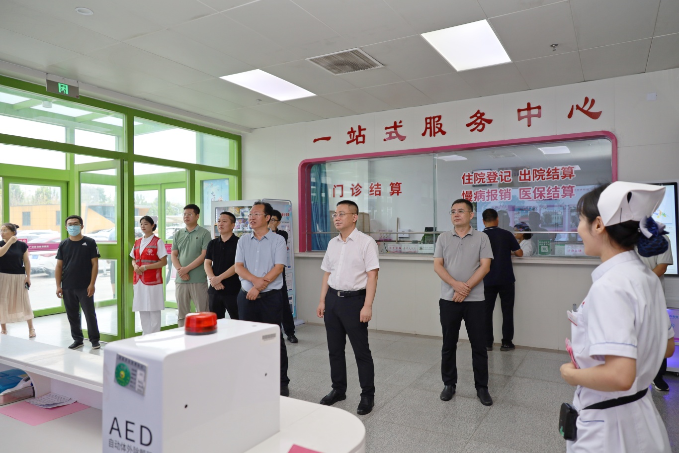 广饶县副县长赵勇就检验检查结果互认、便利老年人就医工作到广饶县妇幼保健院督导调研