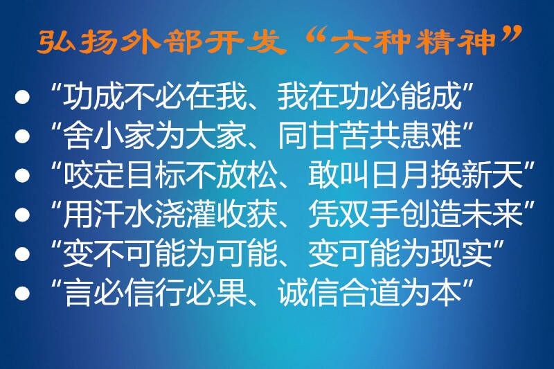 弘扬六种精神正式