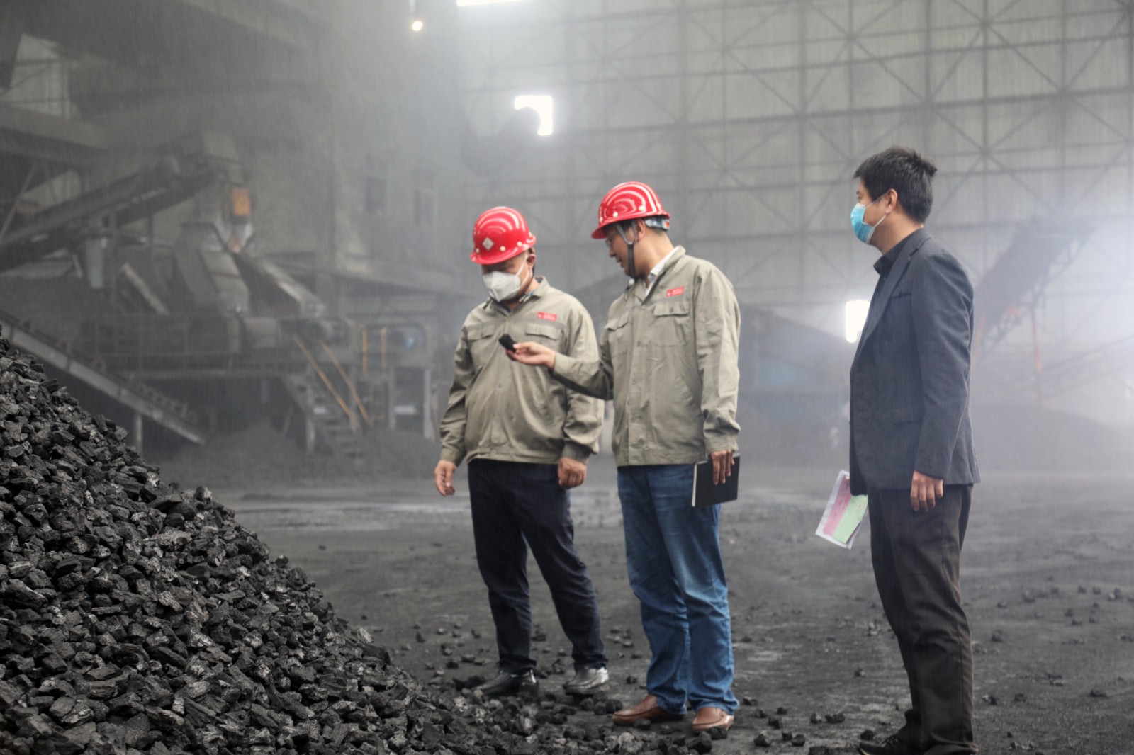 现场研究煤种特性，提供配煤方案