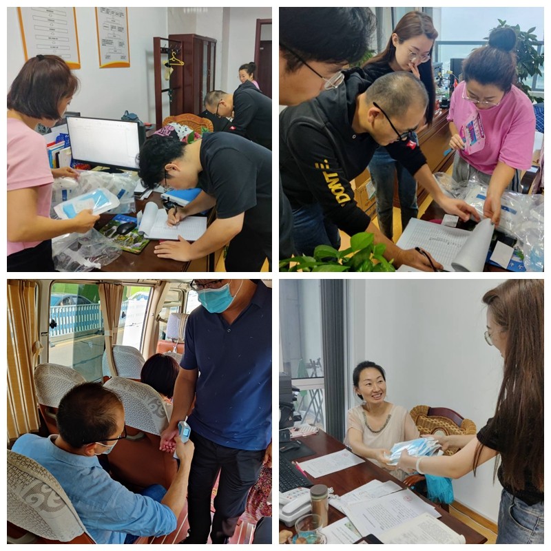 青岛盛隆公司党总支组织开展疫情防控及防疫物资发放专项检查20211009