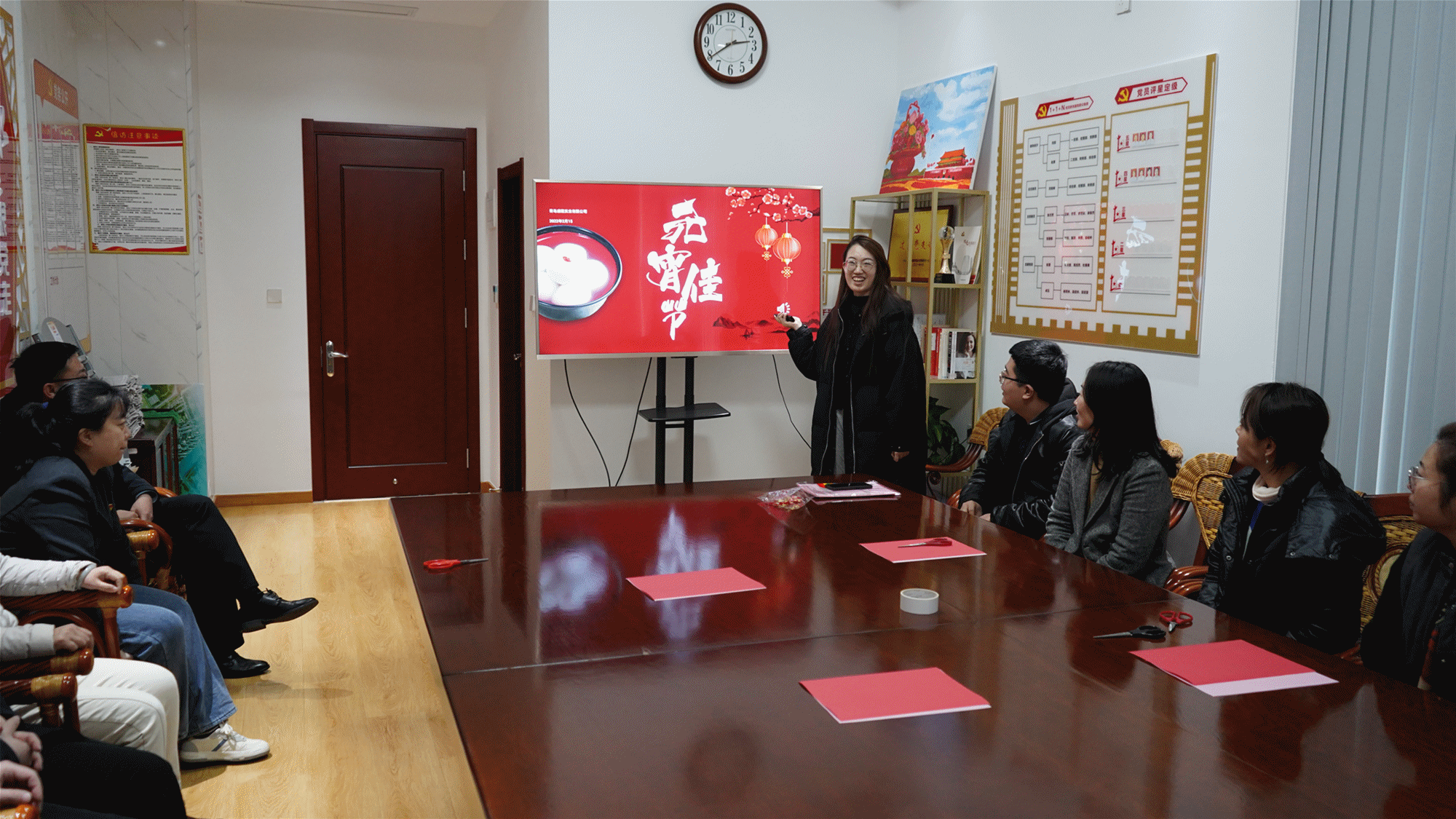 通讯：青岛盛隆公司：正月十五闹元宵，张灯结彩共团圆20220216