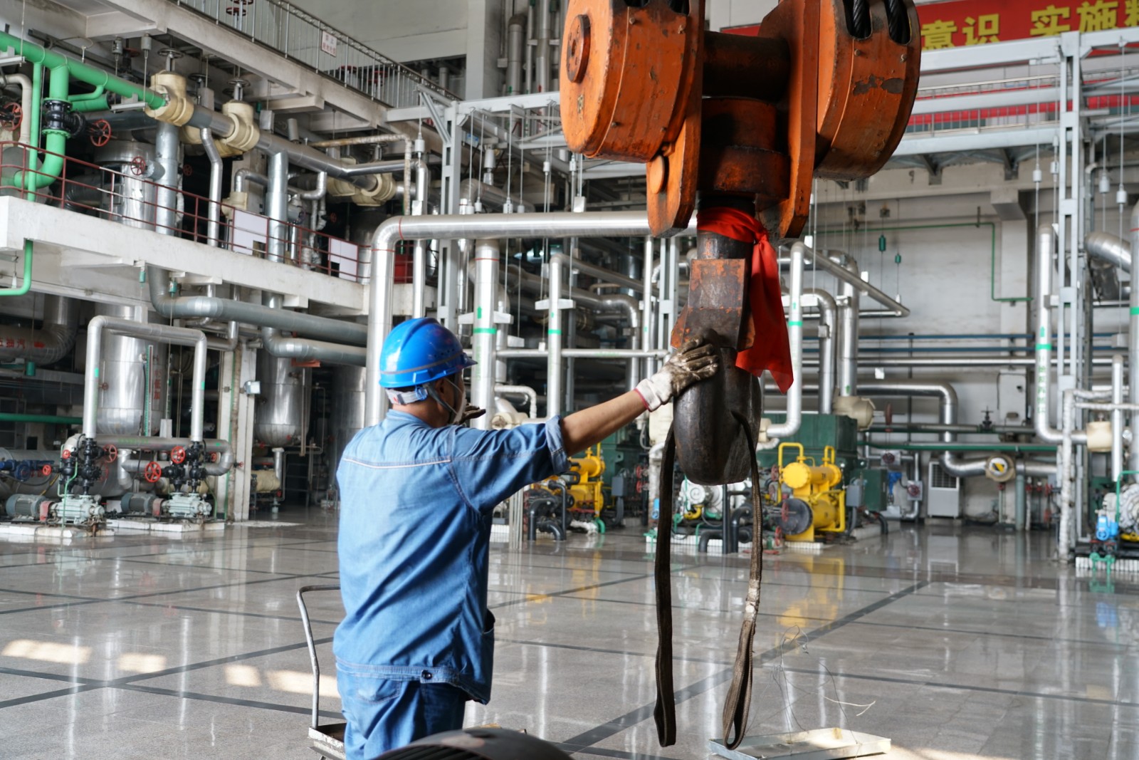 给汽轮机做保养1