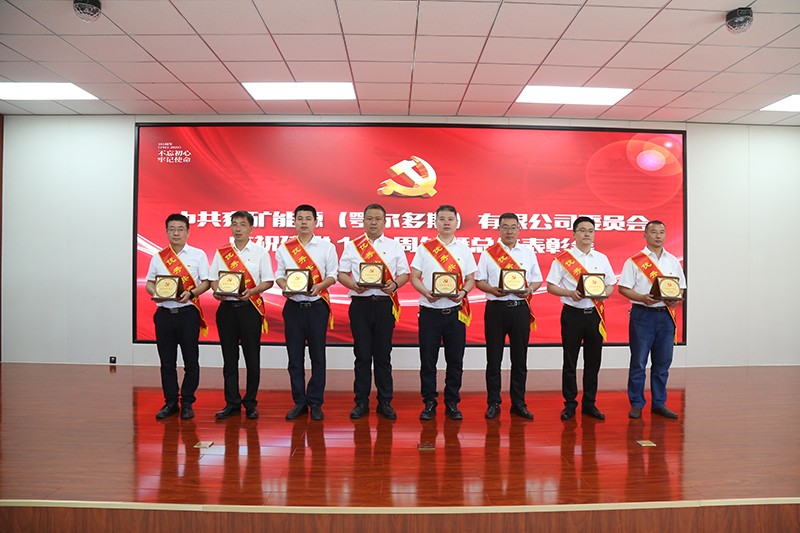 5颁奖优秀共产党员