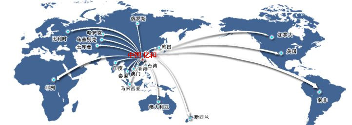 中国亿和国外市场